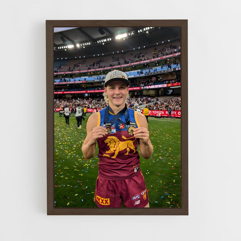Poster Émotion au Stade – affiche Football australien (vue 5)